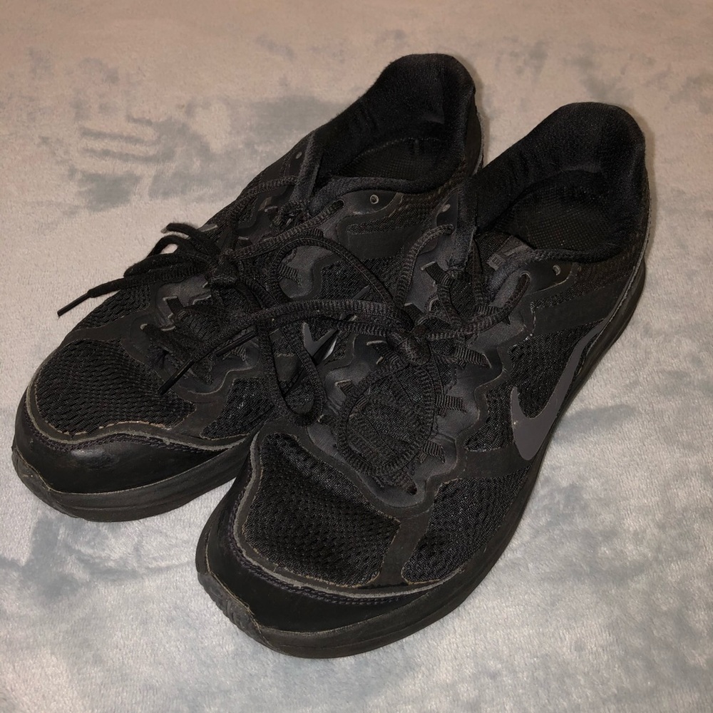 All Black Nike Sneakers - Dual Fusion